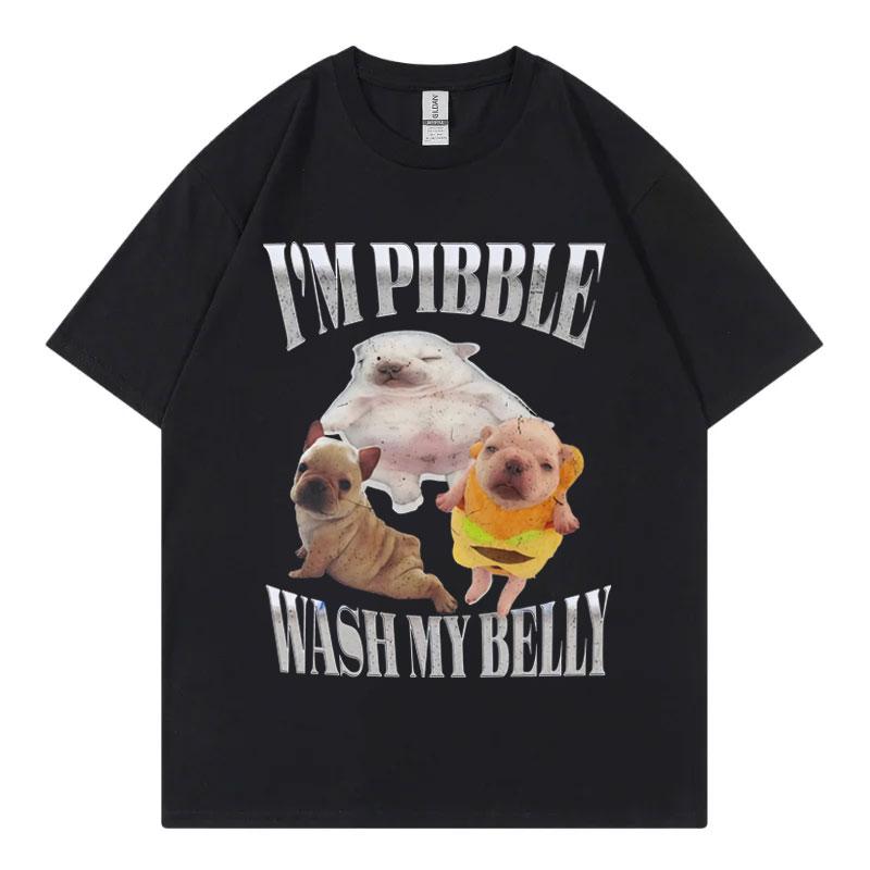 Baby French Bulldog Funny Dog Meme Graphic T Shirts Fashion Vintage Short Sleeve Tshirts Men Women Casual Loose Cotton Tshirt
