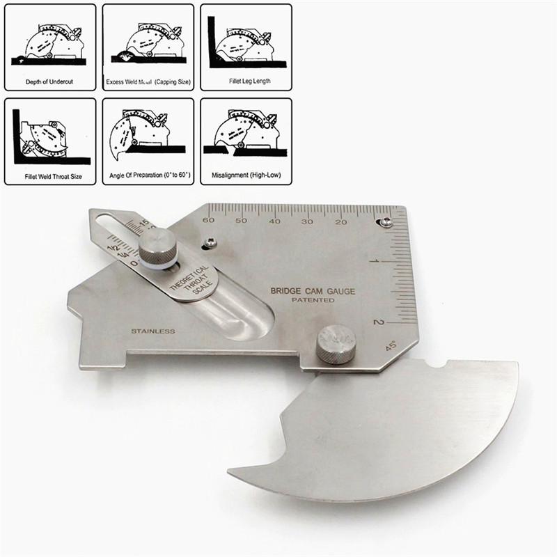 Bridge CAM Gauge MG-8 Welding Gauge Gage C50 Test Ulnar For Welder Inspection