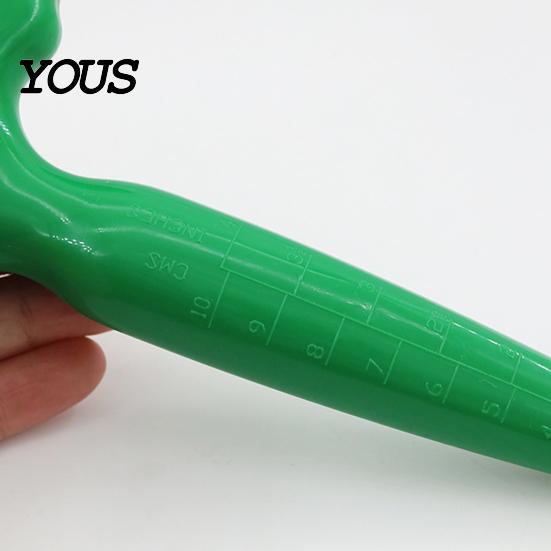 Outdoor Soil Digger Seeds Dispenser, Handheld Garden Seeder Sower with 5 Dial Settings, Ergonomic Plastic Planting Hole Puncher Dibber, Plant Labels,