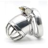 Caged Bird Male Stainless Steel Chastity Lock with Anti-Escape Curved Card Ring cb6000A271-1