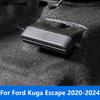 Car Accessories For Ford Kuga Escape     2024 Under Seat Air Condition Vent Outlet Cover Trim Anti Dust Guard