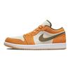 Air Jordan 1 Low SE Light Curry Unisex Sneakers Orange White Medium-Olive DH6931-102