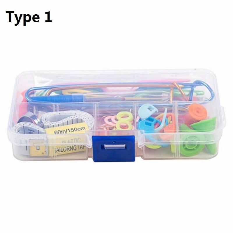 Crochet Hook Set Knitting Needles Set Stainless Steel Home Use Sewing Tool DTY Craft Case Crochet Agulha Set Weaving Sewing Tool