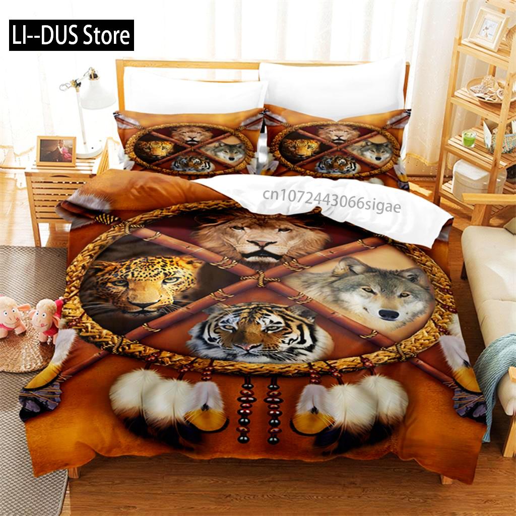 Ferocious Animals Bedding Set Duvet Cover Set 3d Bedding Digital Printing Queen Size Bedding Set Fashion Design