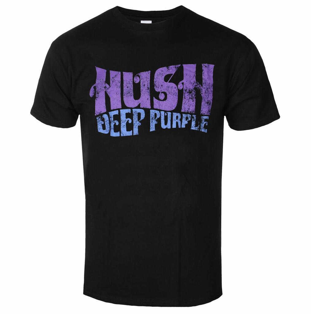 Seltenes Deep Purple Band Grafik Baumwoll-T-Shirt Unisex Sommer Kurzarm Modemarke Tee Luxus Lässig Vintage Retro Top