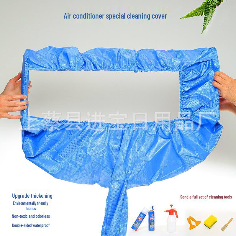 Hanging Air Conditioner Cleaning Bag with Tools - New Thickened Design