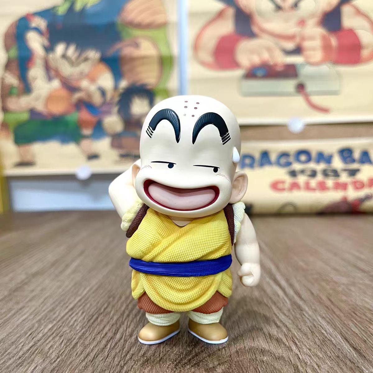 

Cartoon Anime Dragon Ball Cute Childhood Infinite Krillin Goku Figure Model PVC Action Figures Children Toy Birthday Gift
