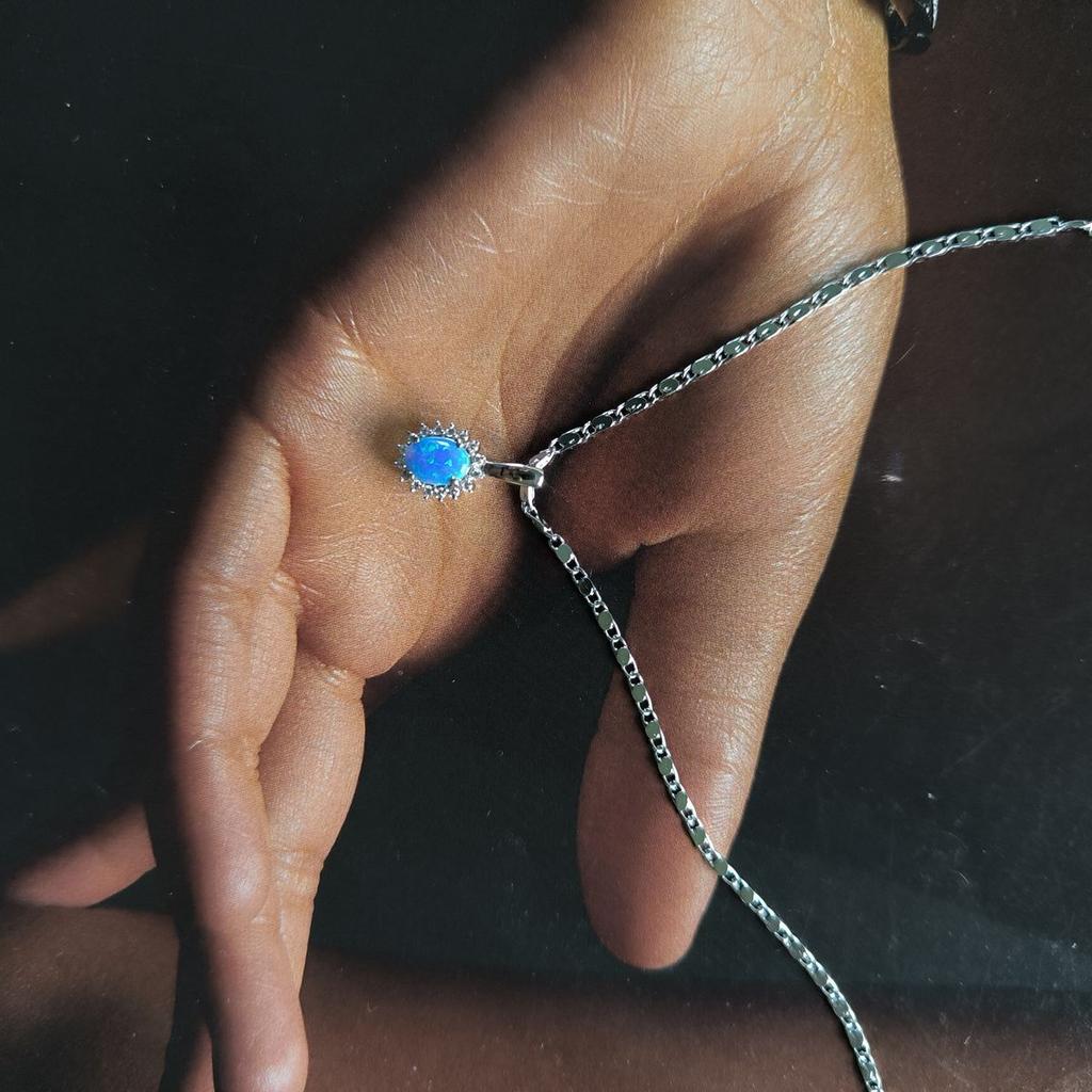 Серебряная подвеска с опалом 0.459ct (2192367)