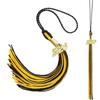 Doctoral Tassels Premium Polyester Fabric Smooth Texture Prom Attires For Graduate University Ceremonies
