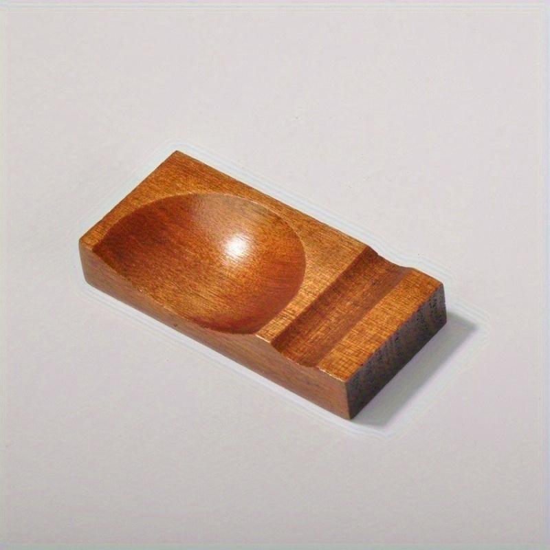 2Pcs Wood Chopsticks Holder Rest Japanese Style Spoon Fork Knife Wooden Tableware Rack Decoration
