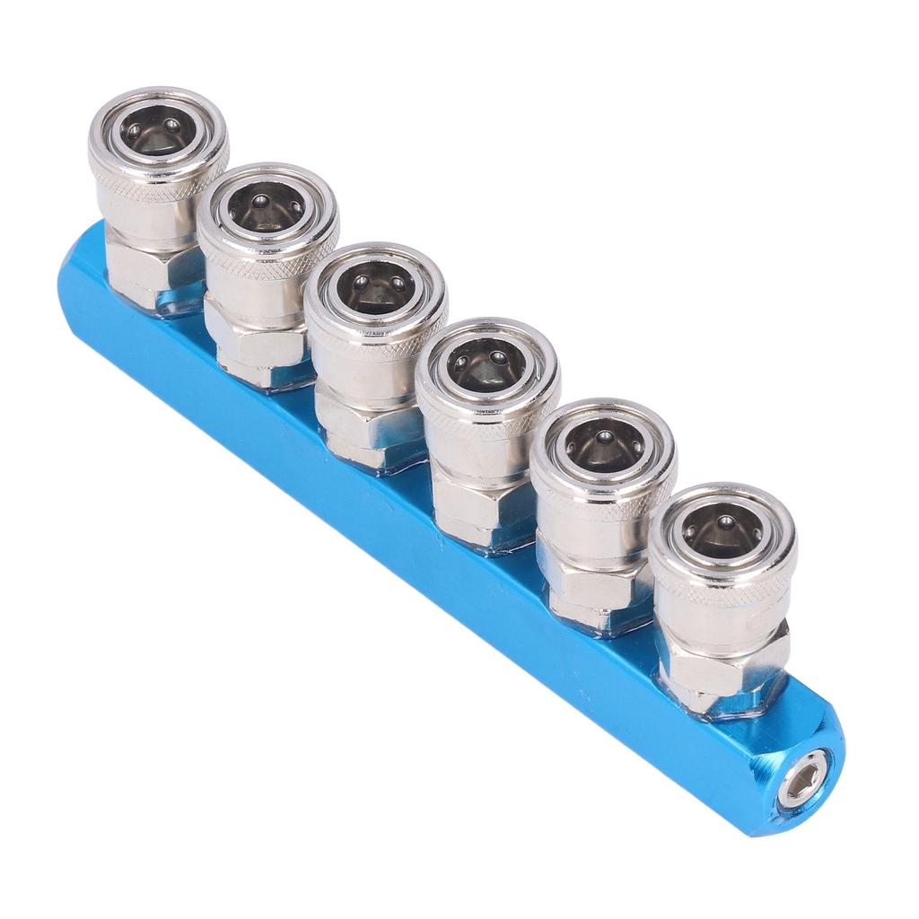 G14 Air Distribution Block Straight Air Hose Splitter Pneumatic Manifold with ConnectorSML?6
