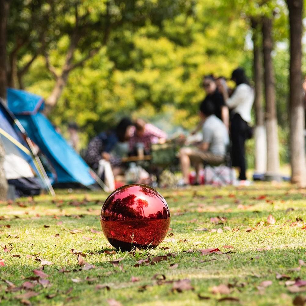 Garden Reflective Ball Metal Gazing Outdoor Globe Stainless Steel Polished Delicate Reflection Mother