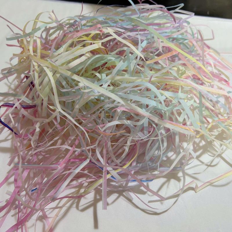 Lafite Decorative Christmas Glitter Shredded Paper Filler for Gift or Candy Box