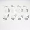 Mini Beer Bottle Golf Tees Golf Ball Seat Plastic Nail Multiple Sizes