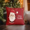 Home Decor Jolly Santa Dancing: Festive Christmas Pillow Cover Pattern Cushion Cover Suitable For Sofa Bedroom Car Pillow Cover