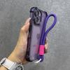 Luxury Plating Clear With Lanyard Phone Case For iPhone 17 16 15 14 13 12 11 Pro Max 16 Plus 17Air Shockproof Bumper Cases Cover