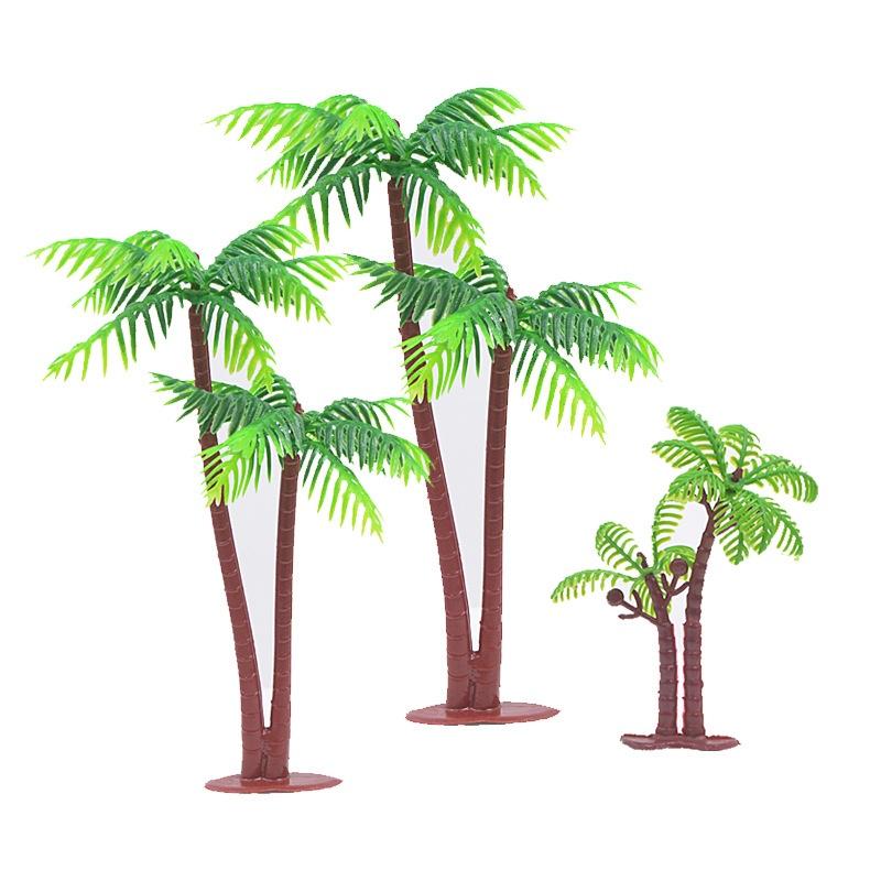 Miniatur-Landschaftsmodell Simulation Kokospalmenbaum Heimdekor Ornamente