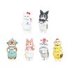 Mofusand Cute Cat Fried Shrimp Seafood Series Model Set Desktop Ornament For Collectors And Gift Enthusiasts