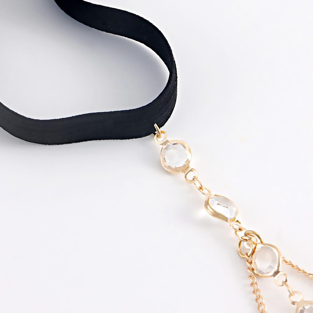 Women's Thigh Chain Trendy Multi-layer Beads Crystal Leg Chain Summer Stretch Body Jewelry For Beach Bikini