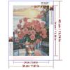 5d DIY Diamond Painting Cross Stitch Rose Flowers Diamond Embroidery Mosaic Full Round Drill Scenery Home Decor