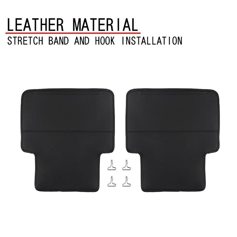 For Toyota Alphard/Vellfire 40 Series + Car Rear Seat Anti-Kick Leather Interior Accessories Component Seat Antikick Pad