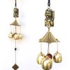 [PL]1PC Metal Copper Wind Chime Pendant Door Decoration Lucky Cat Feng Shui Pendant