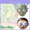 Lustige Rick-und-Morty-Professor-PVC-Maske für Halloween-Cosplay
