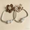 2PCS Adjustable Flower Curtain Tieback Creative Curtain Buckle Gauze Curtain Binding Rope  Office