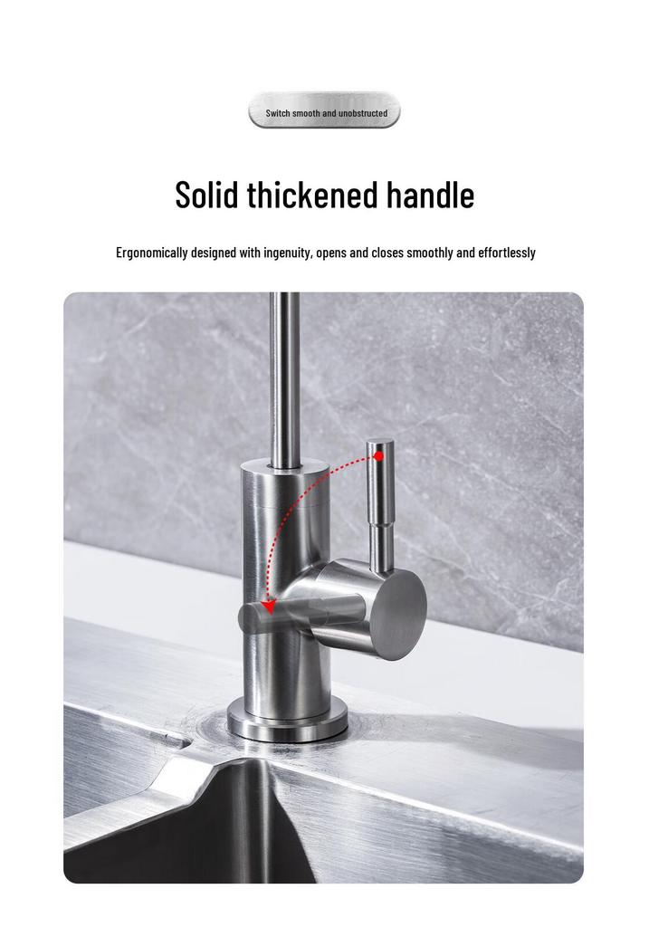 304 Edelstahl Direkt Trinkwasserfilter Wasserhahn mit Filter