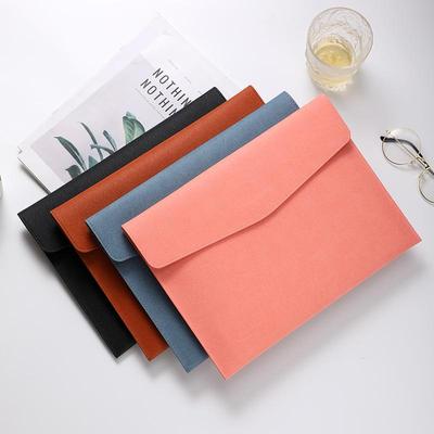 Borsa porta documenti A4 Impermeabile Retro in Ecopelle - Porta Documenti da Lavoro ad Alta Capacità, Logo Personalizzabile