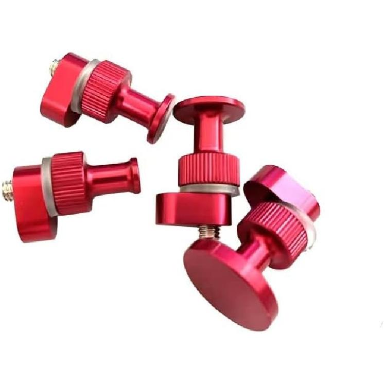 

4 pcs Aluminum Alloy Glue Tabs Hail Dent Slide Hammer Accessory Auto Body Repair Tool Paintless Hail Dent Removal Tool