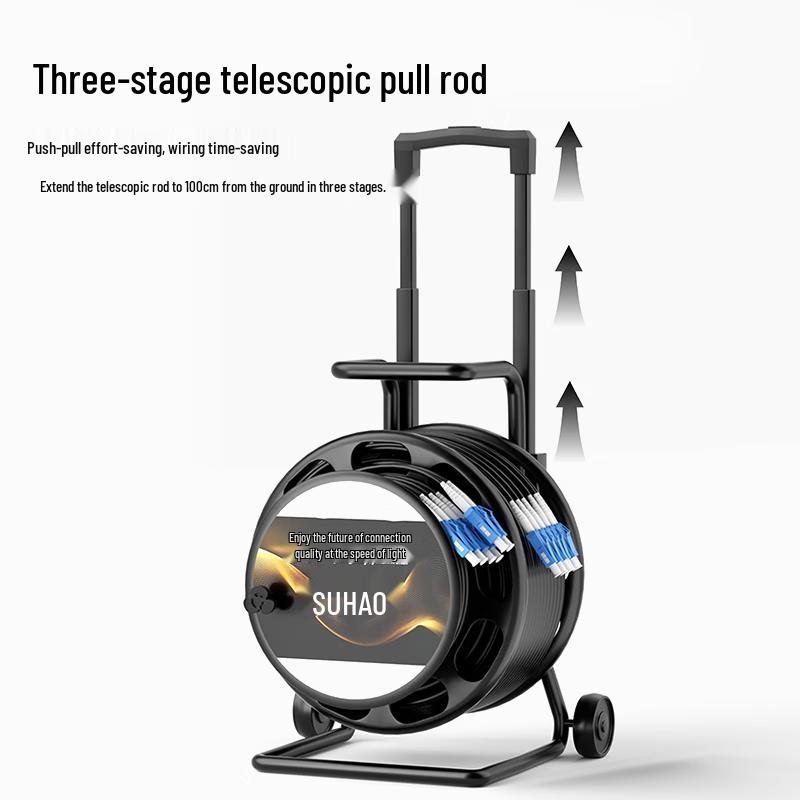 Suhao Outdoor Single-Mode Armored Fiber Optic Cable with Reel