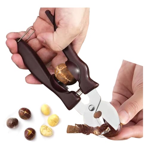 Freelance Shop Chestnut Peeler, Cross-Cut Chestnut Peeler, Chestnut Peeler, Chestnut Cutter, Chestnut Peeler, Easy To Use, Lightweight, with Lock, Sta