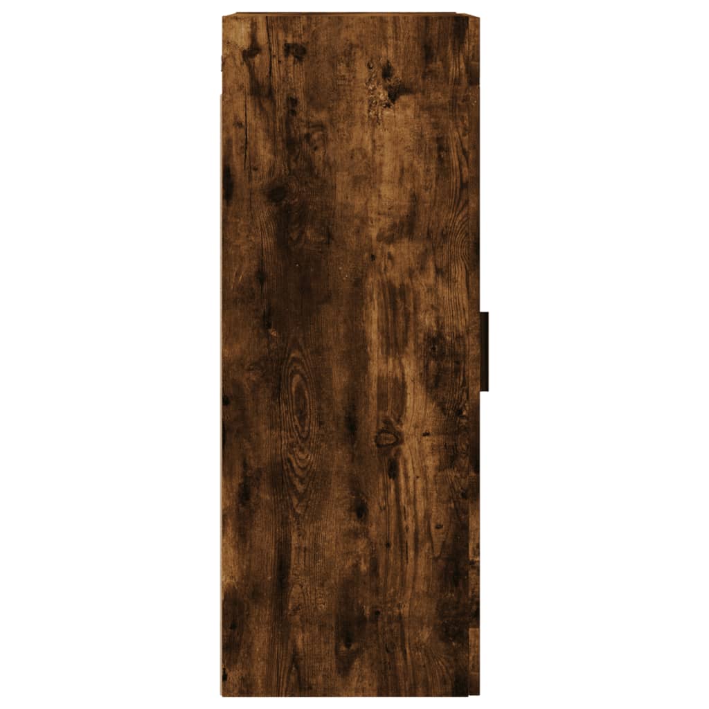 Vidaxl Wall Cabinet, Smoked Oak, 34.5X34X90 Cm