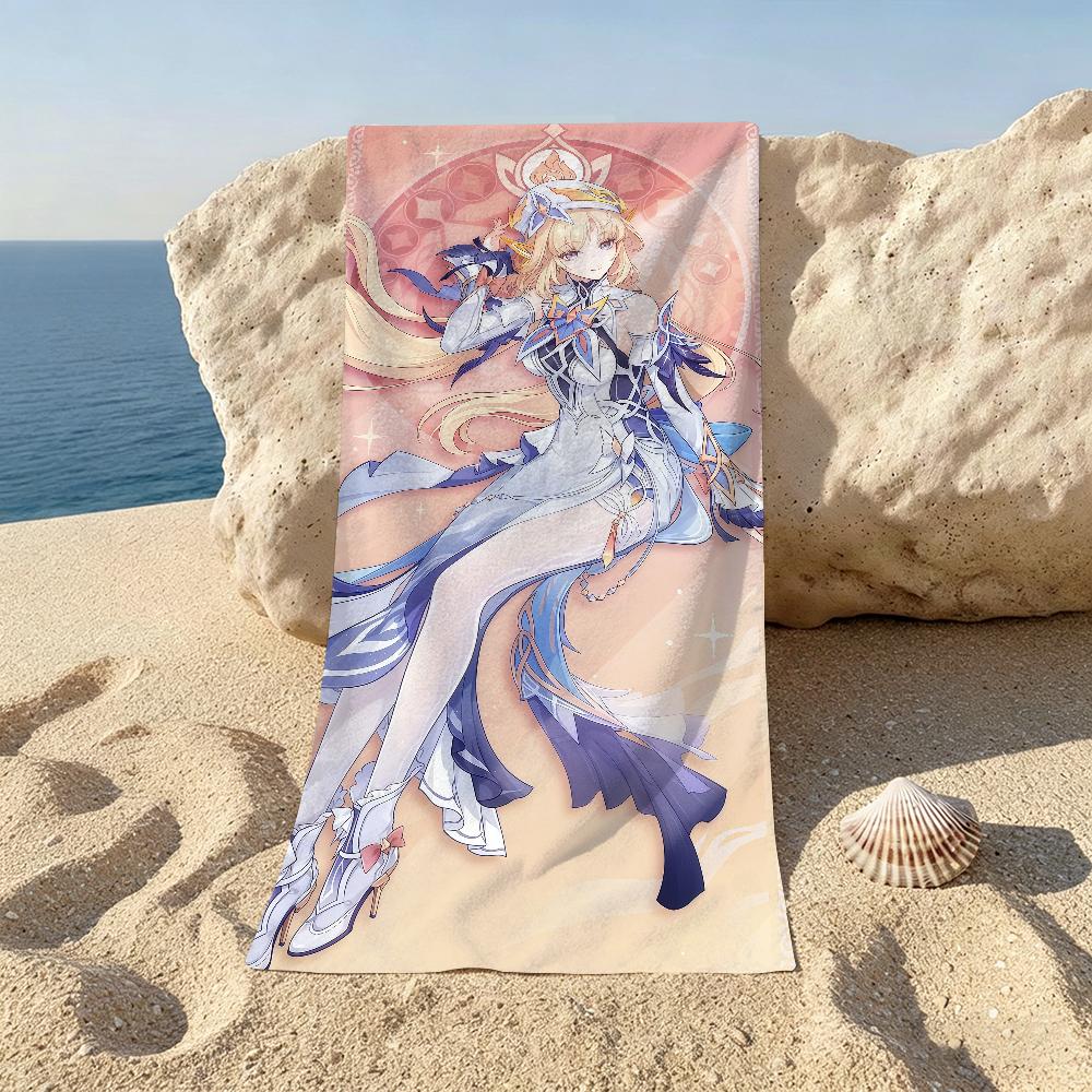 Game Genshin Impact Nicole Reeyn Beach Towel For Beaches Yoga Studios Gyms Hot Springs Swimming Pools And Picnics