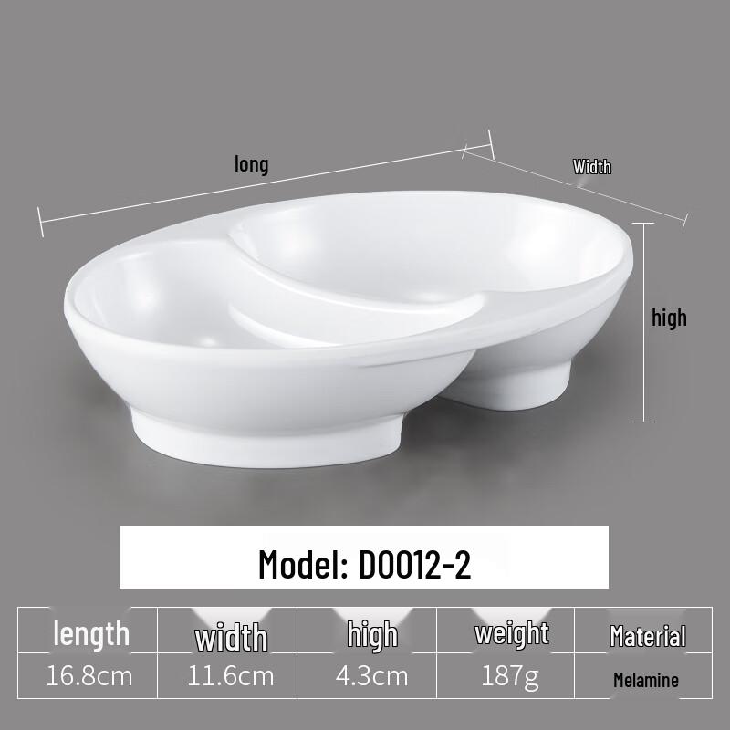 Wuhe Thickened Melamine Round Dipping Sauce Dish
