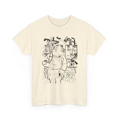 1921 Geroge Grosz Sketch 'i Shall Exterminate Everything Around Me...' Tshirt