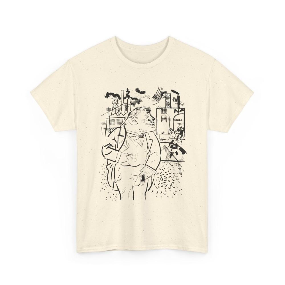 

1921 geroge grosz sketch i shall exterminate everything around me... tshirt L