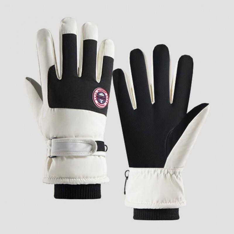Winter Ski Gloves Men Women Thick Warm Windproof Waterproof Touchscreen Outdoor Snowboarding Cycling