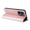 For Oppo Reno14 5G (China)/Oppo Reno14 F 5G/Oppo Reno14 5G (Global) Phone Cases YIKATU Magnetic Closure PU Leather Mobile Cover -  Rose Gold