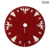 Reusable Acrylic Christmas Tree Skirt Large Shaggy Round Rug Cover for Home Festival Ornament Indoor Outdoor Decor