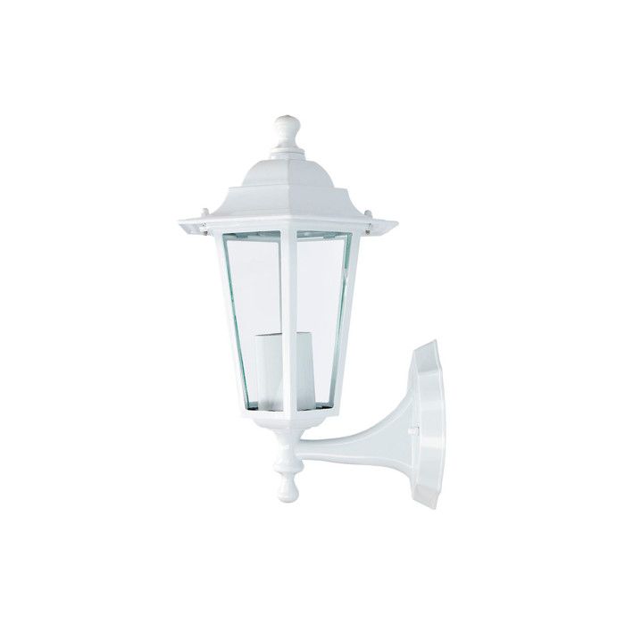 Lanterne Murale En Aluminium - Edm - Zurich - Blanc - 34 X 17 X 11 Cm