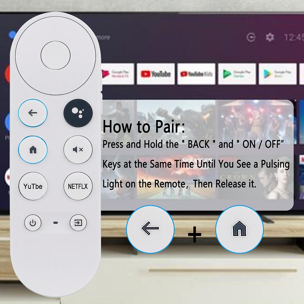For G9N9N Bluetooth Voice Remote Control Compatible For Google Suitable Voice Set-Top Box Replacement Smart TV Voice IR Remote