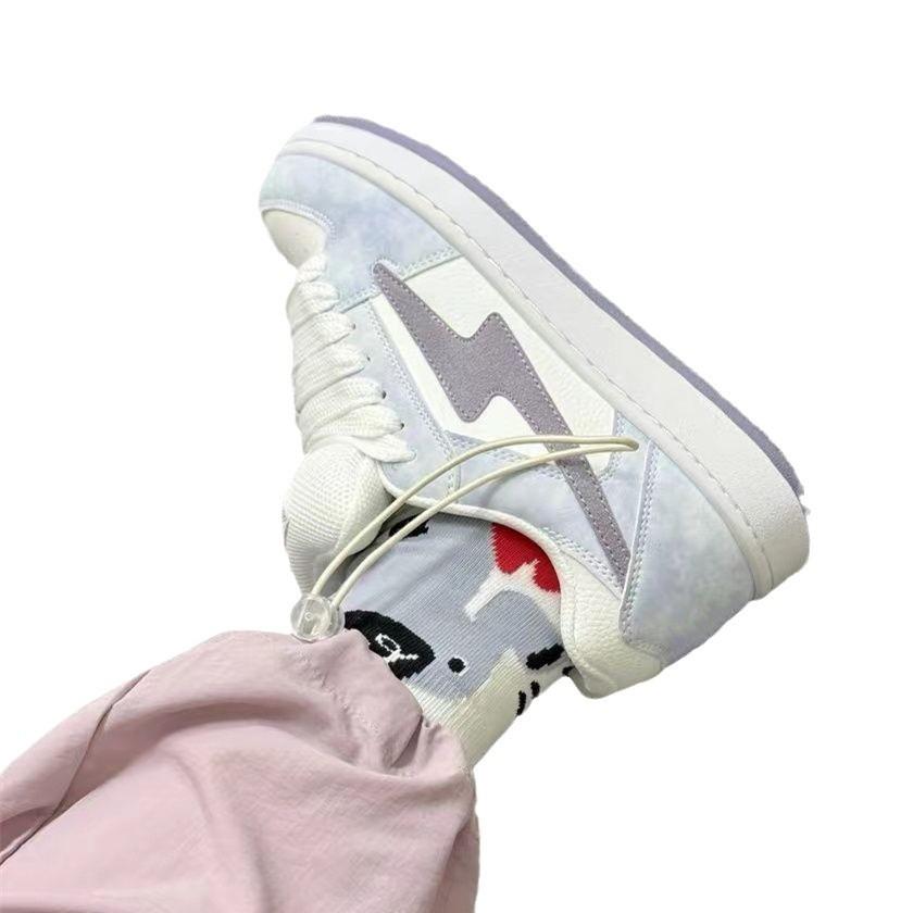 Zhao Ruth's original lightning bread shoes autumn new niche design retro versatile casual shoes tide