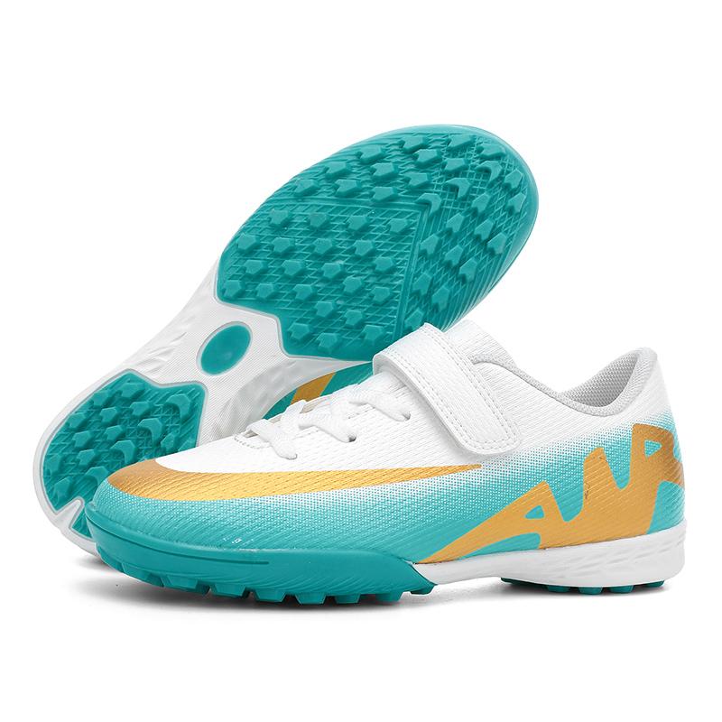 Neue Kinder Fußballschuhe TF Sneaker Fußballschuhe Spiel Bequem Rutschfest Jungen Professionell Ultraleicht Sportschuhe Unisex