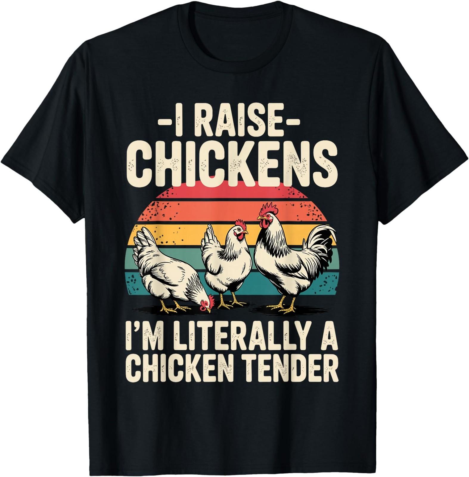 Funny Chicken Farmer Art for Men Chicken Whisperer T- Unisex T-Shirt M