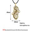 Kinitial Punk Viking Norse Dragon Knot Antiquity Pendant Necklace Vintage Strange Collar Chain For Man Women Chic Jewelry Gift