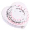 150Cm/60" Heart Shape Bmi Tape Accurate Body Measuring Tape Bmi Calculator Cut Size Measurer Ruler Tailor Tool Clothing Design Measurement Tool