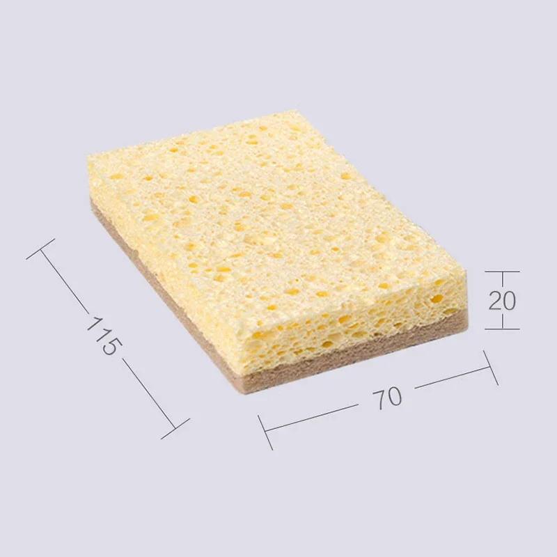Ali Choice Natural Plant Based Scrub Sponge Pad Palm Fiber Dishwashing Kitchen Item Scrubber Non Scratch Compostable 2-Sided