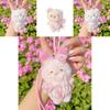 Cherry Blossom Bear Rabbit Cat Plush Keyring For Teen Girls And Collectors
